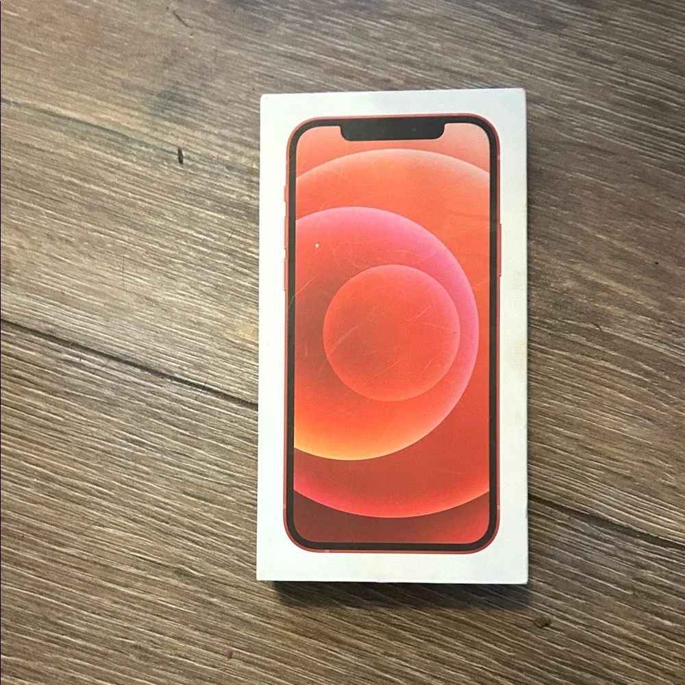 Apple Smartphone in Vibrant Red